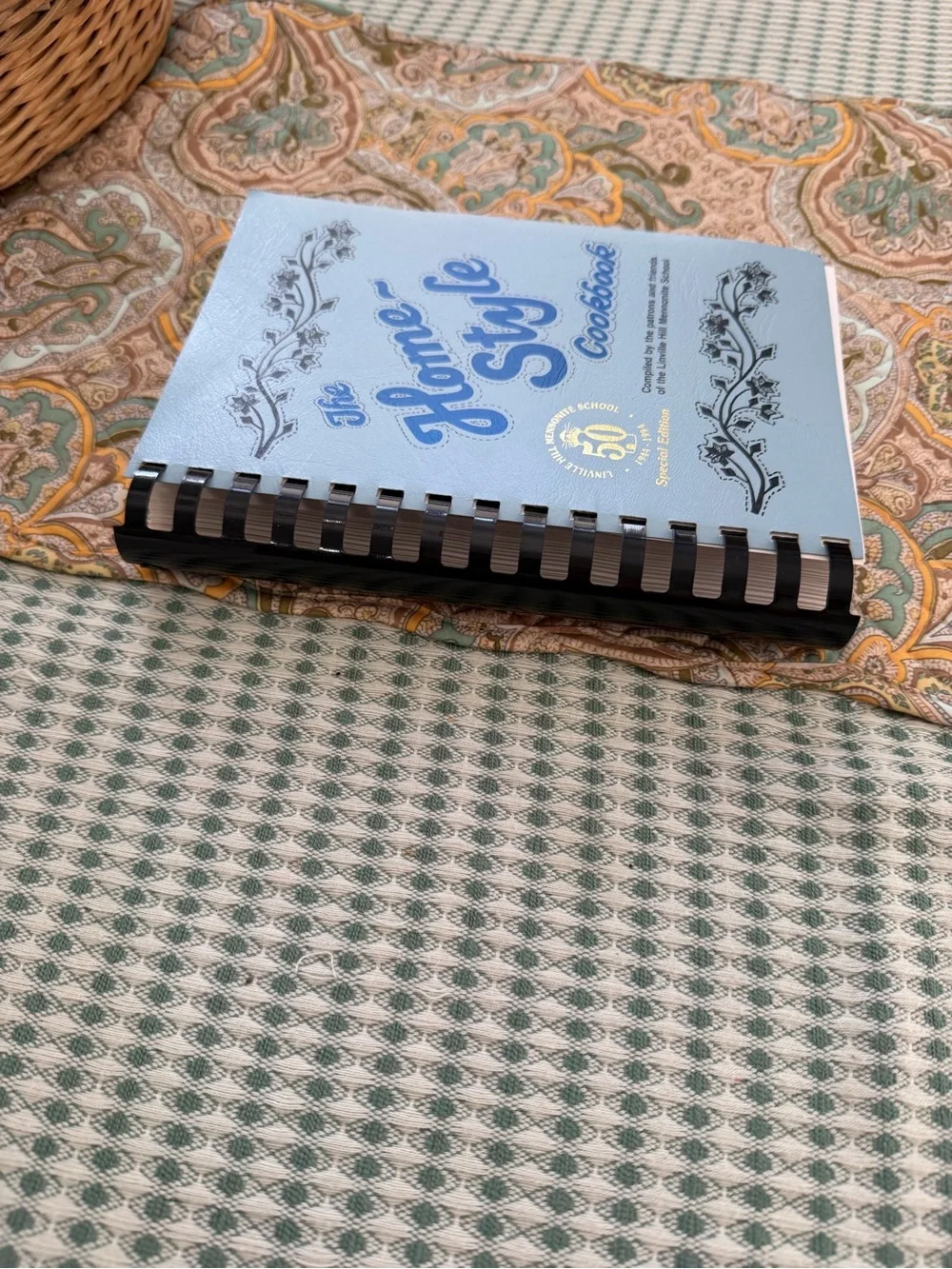 Vintage Spiral Bound Cookbook ‘The Home Style Cookbook’ Linville Hill Mennonite
